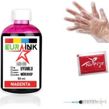 Eurink Epson Ecotank L455 Yazıcı Uyumlu Mürekkep Magenta 50 ml (664)