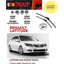 Phaff Renault Latitude Silgeç Silgeç Sileceği Takımı 2011-2015