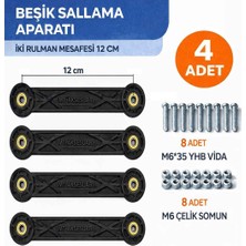 İmt Aksesuar Beşik Sallama Aparatı (Iki Rulman Deliği Aralığı 12 Cm) 4 Adet