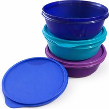 Tupperware 600 ml Şeker Kap 3lü Set