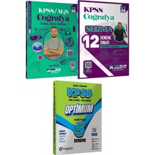 Yediiklim Yayınları 2026 Kpss Atölye Serisi Coğrafya Video Ders Notları ve Seizma 12 Deneme - Lisans Optimum 5 Deneme