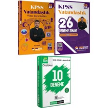 Yediiklim Yayınları 2026 Kpss Atölye Serisi Vatandaşlık Video Ders Notları ve 26 Deneme - 2026 Kpss Ön Lisans Çözümlü 10 Deneme