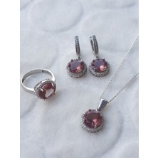 Canka Sultanit Taşlı Gümüş Set