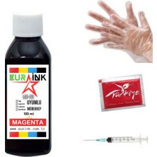 Eurink Hp 304 Kartuşlar Için Uyumlu Magenta Mürekkep 100 ml