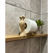 Uykulu Salyangoz Tuvalet Kağıtlığı Peçetelik Tutacağı