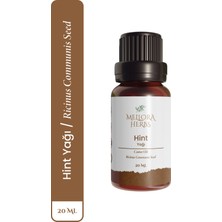 Mellora Herbs Soğuk Sıkım Hint Yağı 20 ML (Dev Boy) - Saç Güçlendirici ve Tırnak Bakım Yağı