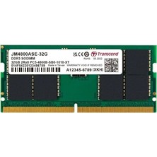 Transcend 32GB Ddr5 4800MHZ CL40 Notebook Ram (JM4800ASE-32G)