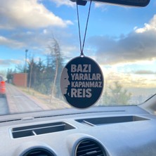 Serüven Dikiz Aynası Süsü – Bazı Yaralar Kapanmaz Reis! - Çift Yönlü 3D Baskı, Plastik, Cam Çizmez