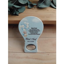 Flamingo Tasarım Atolyesi Kişiye Özel 1 Yaş Doğum Günü Veya Yaş Günü Veya Yenidoğan Açacaklı Balon Magnet ( 20ADET )