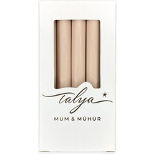 Talya Mum & Mühür Sütlü Kahve Mühür Mumu 10 Çubuk
