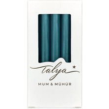 Talya Mum & Mühür Petrol Yeşili Mühür Mumu 10 Çubuk