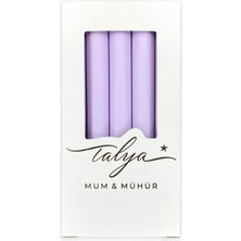 Talya Mum & Mühür Açık Lila Mühür Mumu 10 Çubuk