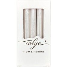 Talya Mum & Mühür Inci Beyazı Mühür Mumu 10 Çubuk