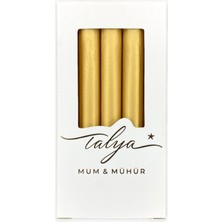 Talya Mum & Mühür Sarı Altın Mühür Mumu 10 Çubuk