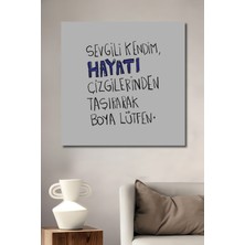 Teona Ahşap Yazı Tipi Görünümlü Ahşap Dekoratif Ev,antre,salon,ofis,mutfak,yatak Odası Tablo