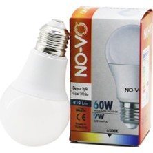 Ayder Timya NO-VO 9W=60W E27 BEYAZ LED AMPUL 6500K - 810Lm (Timya/Go1395)  205224