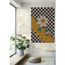 Teona Ahşap Çiçek Adam Merdivende Retro Sanat Ev,antre,salon,ofis,mutfak,yatak Odası Tablosu