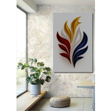 Teona Ahşap Üç Boyutlu Alev Tasarımı Ahşap Dekoratif Ev,antre,salon,ofis,mutfak,yatak Odası Tablo