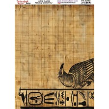 E Hobici Pirinç Dekopaj Kağıdı 30X42CM PT-2727 Antik Mısır