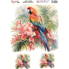 E Hobici Pirinç Dekopaj Kağıdı 30X42CM PT-1823