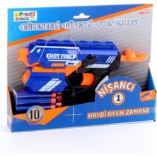 Mavi Su Dünyası Nişancı Nörf Silahı 10 Adet Mermili