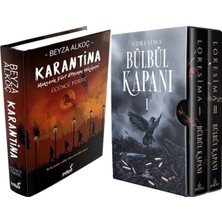 İndigo Kitap Bülbül Kapanı 1 ve Bülbül Kapanı 2 Ikili Kutu - Yan Boyalı ve Karantina 3 Ciltli Beyza Alkoç 2li Set