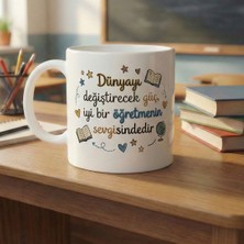 Öğretmenler Günü Hediyesi Baskılı Kupa Bardak