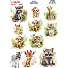 E Hobici Sulu Transfer Kağıdı 25X35CM ST-634