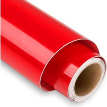 Createfol Kendinden Yapışkanlı Parlak Kırmızı Folyo Mutfak Dolap Masa Kendinden Yapışkanlı