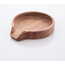 Akasya Bambu Tezgah Üstü Kirli Kaşıklık – Damlalıklı Ahşap Kaşık ve Kepçe Dinlendirme Standı