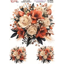 E Hobici Pirinç Dekopaj Kağıdı 30X42CM PT-3268