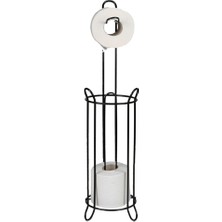 Mk Yapı Mk Yedekli Tuvalet Kağıtlığı Siyah