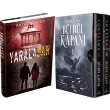 Bülbül Kapanı 1 ve Bülbül Kapanı 2 Ikili Kutu - Yan Boyalı ve Ephesus Yayınları Yaralasar 4 Ciltli Maral Atmaca 2li Set