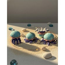 Haraketli Deniz Anası Anahtarlık 1 ADET - Çanta Süsü, Charm, Hediyelik, Figür, dekorasyon, aksesuar, süs, Nycruin3D