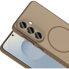 Zipax Samsung Galaxy S24 Fe Uyumlu Kılıf M-Safe Şarj Özellikli Şık Tasarım Zr-Tea