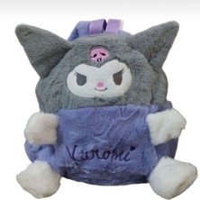 Meyra Accessories Sanrio Kuromi Peluş Anaokulu Kreş Çantası