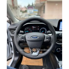 Ford Transit 2020 Derili Direksiyon 2024  Araca Özel Orijinal Kaplama Deri Direksiyon Kılıfı