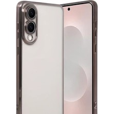 Zipax Samsung Galaxy S25 Edge Uyumlu Kılıf Silikon Lazer Lensli Kamera Korumalı Azn-Razer