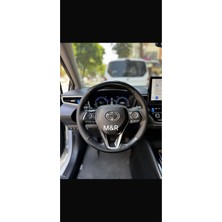 Toyota Corolla Yeni Kasa Orjinal Tam Kaplama Parlak Kristal Karbon Deri Direksiyon Kılıfı