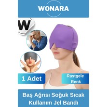 Wonara Premium Elastik Tüm Baş Tiplerine Uygun Soğuk ve Sıcak Kullanımlı Rahatlatıcı Jel Kompress Bandı