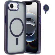 Zipax Apple iPhone 16E Uyumlu Kılıf M-Safe Şarj Özellikli Kamera Lens Hediye Azn-Winner