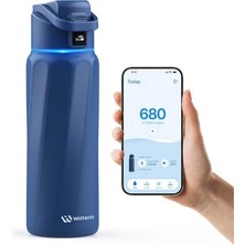 WaterH Boost Akıllı Termos | Hidrasyon Takibi Yapan, Yalıtımlı 946ml / 32oz Akıllı Şişe