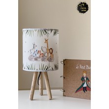 Talia Home Safari Sevimli Hayvanlar Desenli Çocuk Odası Abajur Masa Lambası TLAB-041