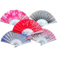 Shopwave Plastik Kumaş Yelpaze 12 Li Karışık OB-049