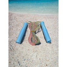 Helia Studio Çocuklara Özel Evde Bahçede Atlamalık - Çocuk Oyun Atlama Ipi - Spor Ip - 240 cm Ip + 23 cm Sap