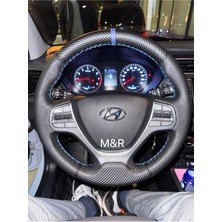 Hyundai I20  Kaplama Deri Direksiyon Kılıfı