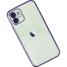 Zipax Apple iPhone 11 Uyumlu Kılıf Silikon Lazer Lensli Kamera Korumalı Azn-Razer