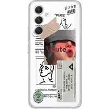 Manitoba Samsung Galaxy S25 Uyumlu Baskılı Yumuşak Silikon Şeffaf Telefon Kılıfı