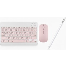 Redmud Teknoloji Xiaomi Tablet Modelleri ile Uyumlu Klavye Mouse ve Dokunmatik Kalem Seti 3 In 1 Blukey Trio