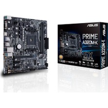 ASUS PRIME A320M-K/CSM DDR4 M2 PCIe NVME HDMI PCIe 16X v3.0 AM4 mATX
